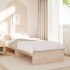 Sofá cama con colchón madera maciza de pino 80x200