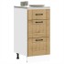 Mueble bajo de cocina Lucca roble