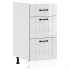 Mueble bajo de cocina Lucca blanca de alto