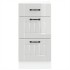 Mueble bajo de cocina Lucca blanca de alto