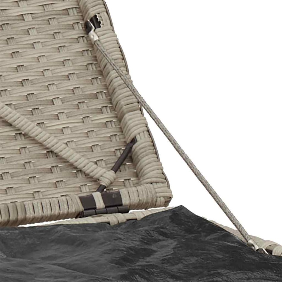 Taburetes de jardín con cojines 2 uds gris claro 40x40x43