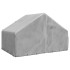 Caseta perros exterior con cubierta 3x2x1,9 m acero