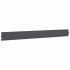 Bordes césped 50 uds antracita 10x103 cm acero laminado
