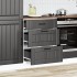 Mueble bajo de cocina Lucca madera ingeniería