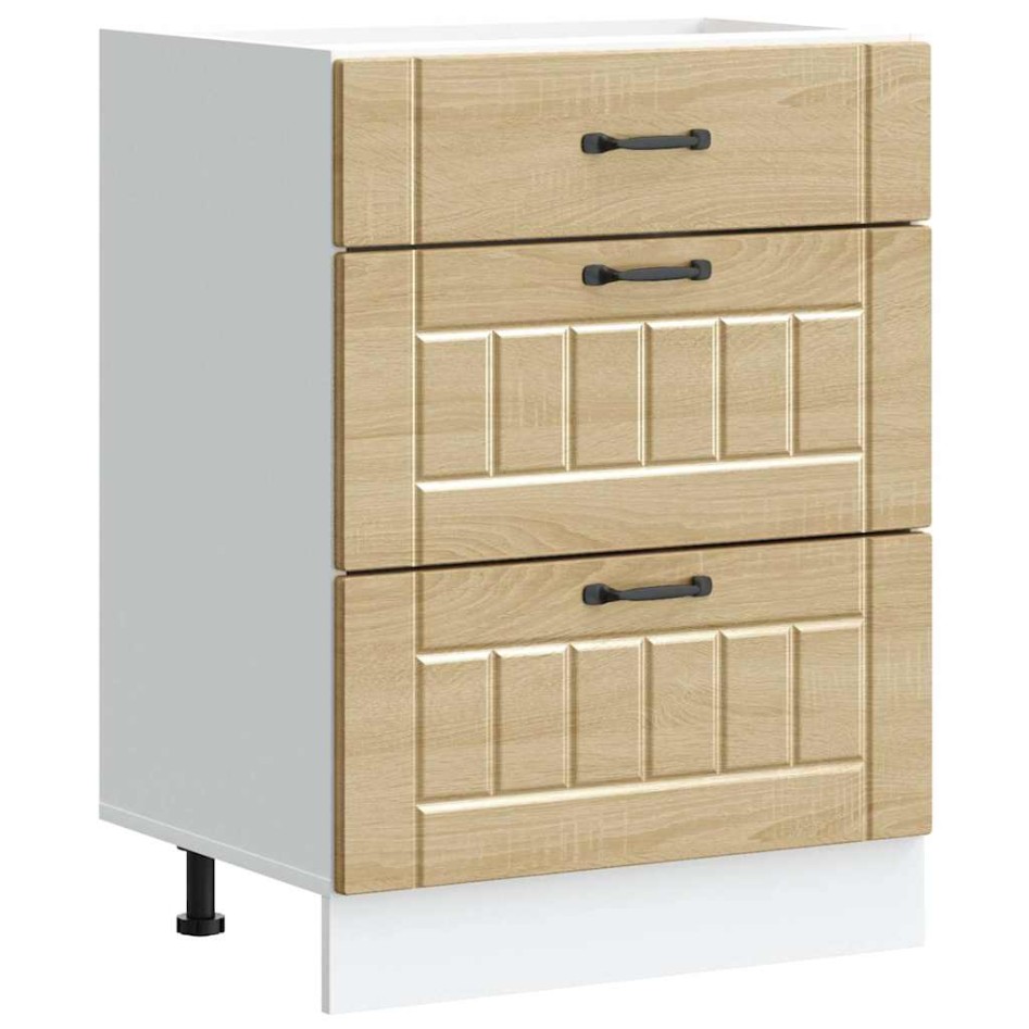 Mueble bajo de cocina Lucca roble