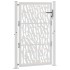 Puerta de jardín diseño con listón acero desgastado 105x155