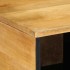 Mesa de centro marrón 80x50x40 cm madera maciza