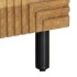 Mesa de centro marrón 80x50x40 cm madera maciza