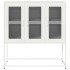 Aparador de acero laminado en frío blanco 100,5x39x107