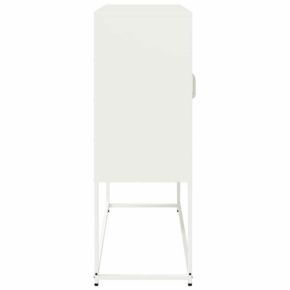 Aparador de acero laminado en frío blanco 100,5x39x107