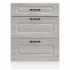Mueble bajo de cocina Kalmar gris sonoma madera de
