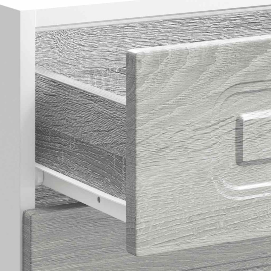 Mueble bajo de cocina Kalmar gris sonoma madera de