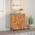 Armario auxiliar madera maciza de acacia 60x33x75