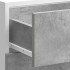 Armario bajo de cocina de madera de ingeniería gris