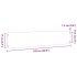Bordes para césped 30 uds 20x103 cm acero