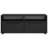 Mueble de TV VISNES negro 100x40x38 cm madera de