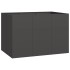 Jardinera acero negro 120x80x80