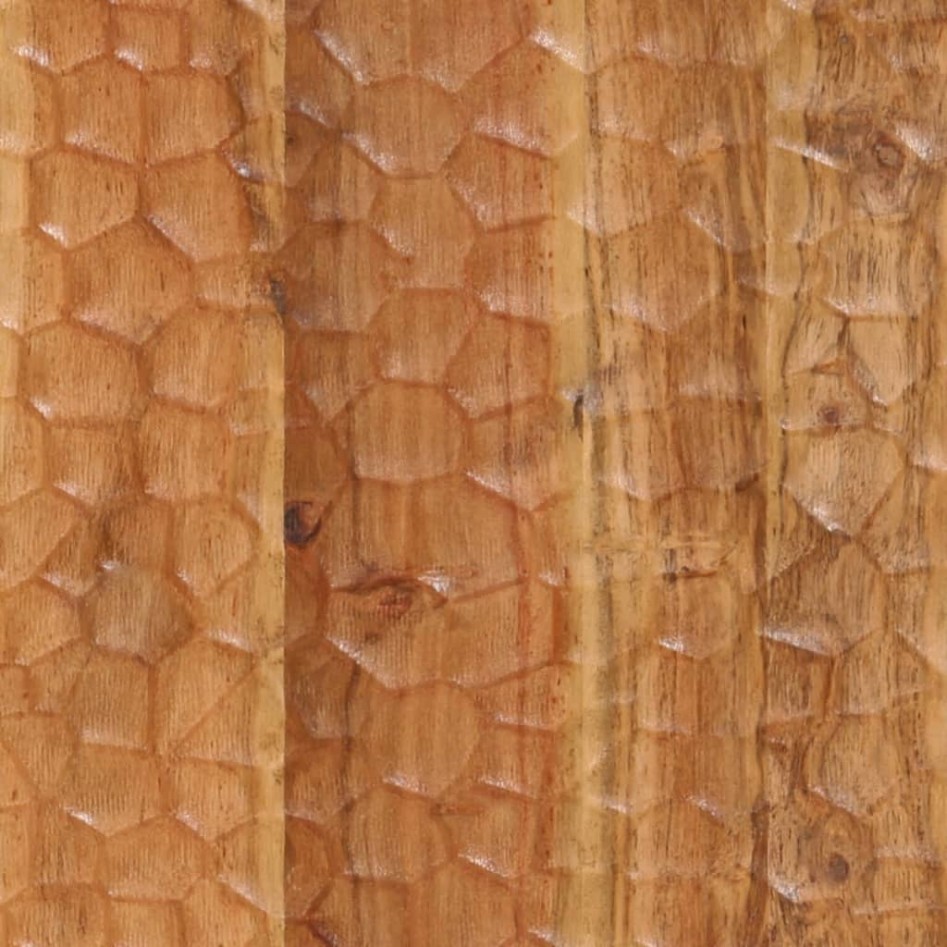 Armario auxiliar madera maciza de acacia 60x33x75