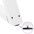 Patas para mesa de comedor 2 uds acero blanco 90x(72-73,3)
