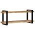 Estante de pared madera maciza de mango 110x33x45