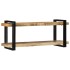 Estante de pared madera maciza de mango 110x33x45