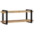 Estante de pared madera maciza de mango 110x33x45