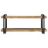 Estante de pared madera maciza de mango 110x33x45