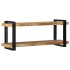 Estante de pared madera maciza de mango 110x33x45