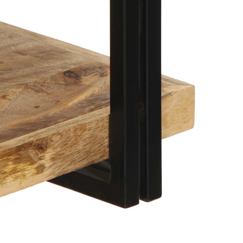 Estante de pared madera maciza de mango 110x33x45