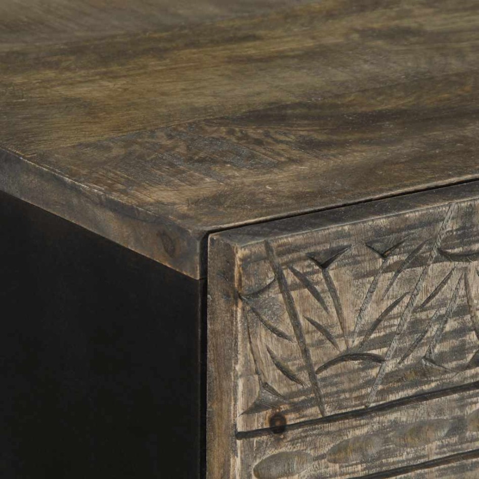 Aparador alto madera maciza de mango 60x33x110