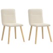 Sillas de comedor 2 unidades lino