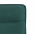 Sillas de comedor 2 unidades tela verde