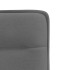 Sillas de comedor 2 unidades tela gris