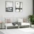 Diván con nido sin colchón blanco 80x200 cm