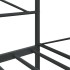 Sofá cama sin colchón terciopelo negro 100x200 cm
