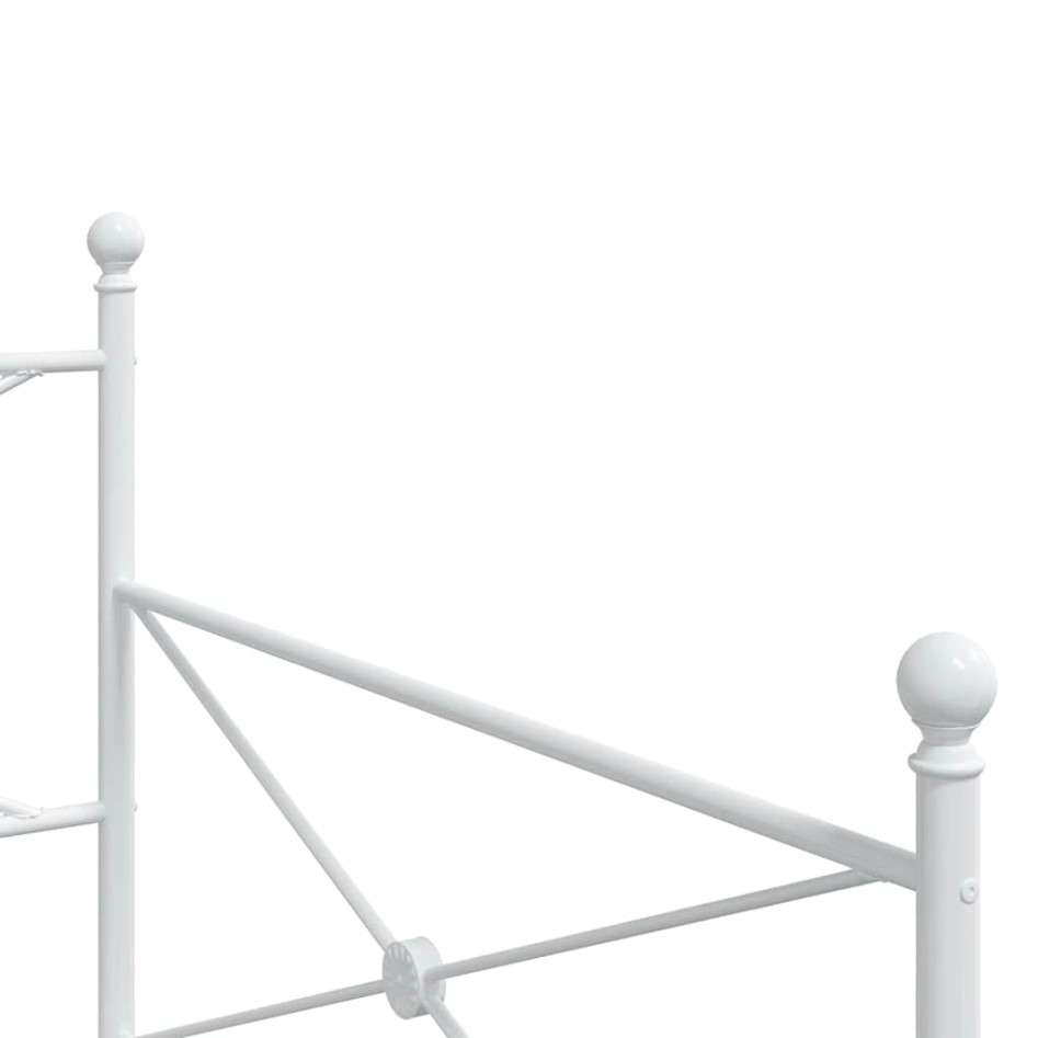 Diván sin colchón blanco 107x203 cm