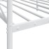 Diván sin colchón blanco 107x203 cm