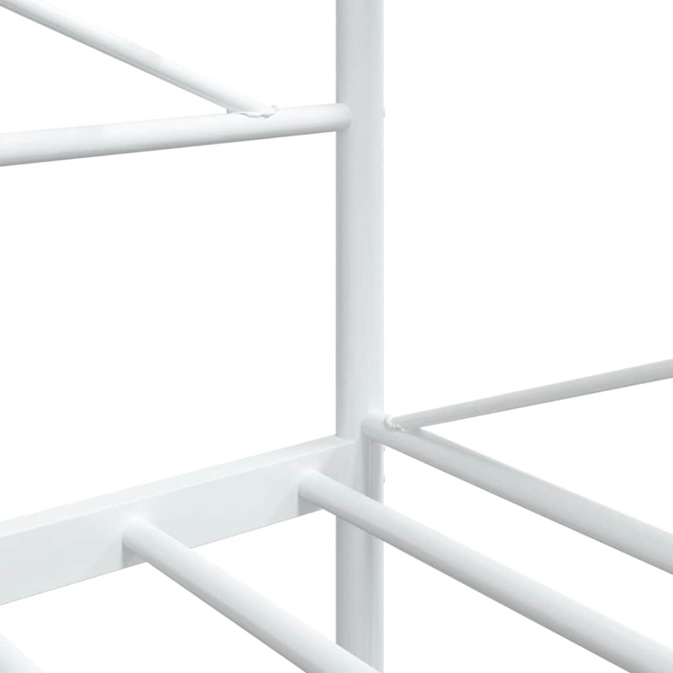 Diván sin colchón blanco 107x203 cm