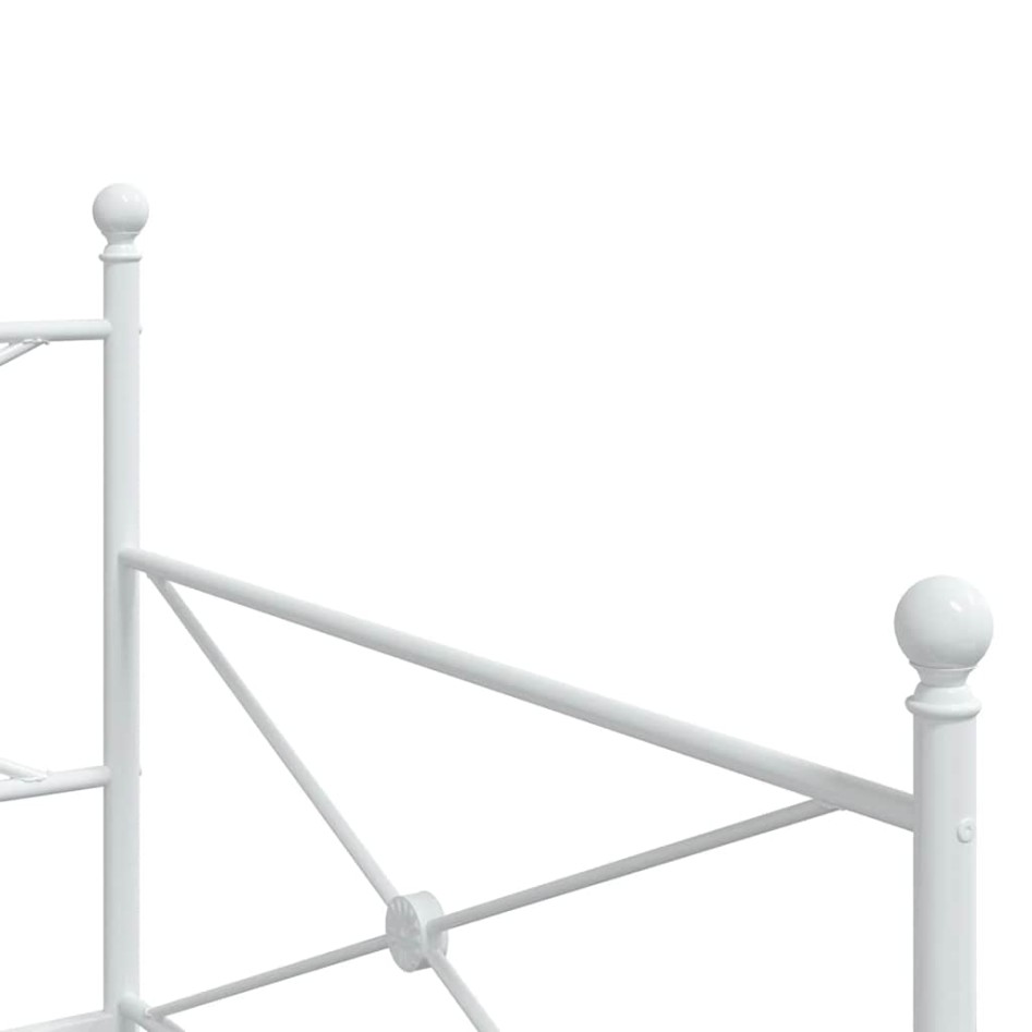 Diván con nido sin colchón blanco 100x200 cm