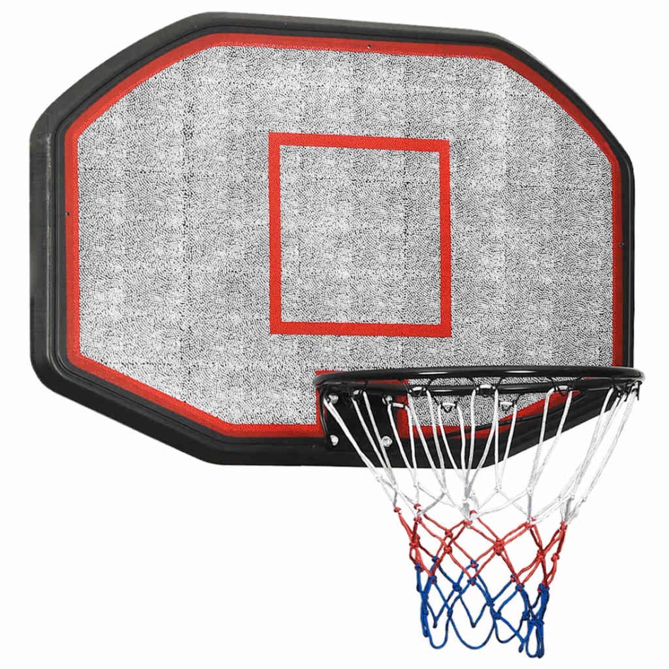 Tablero de baloncesto polietileno negro 109x71x3