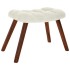 Sillón de relax con taburete terciopelo