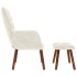 Sillón de relax con taburete terciopelo