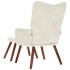 Sillón de relax con taburete terciopelo