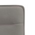 Sillas de comedor 2 unidades tela gris
