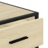 Cajonera de madera contrachapada color roble sonoma 70x41x70