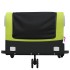 Remolque para bicicleta hierro negro y verde 45