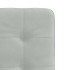 Sillas de comedor 4 unidades terciopelo gris