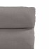 Sillas de comedor 2 unidades tela gris