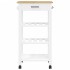 Carrito de cocina MONZA madera maciza de pino 48x40x90