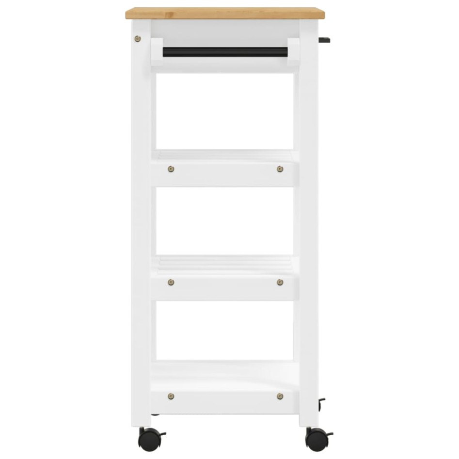 Carrito de cocina MONZA madera maciza de pino 48x40x90